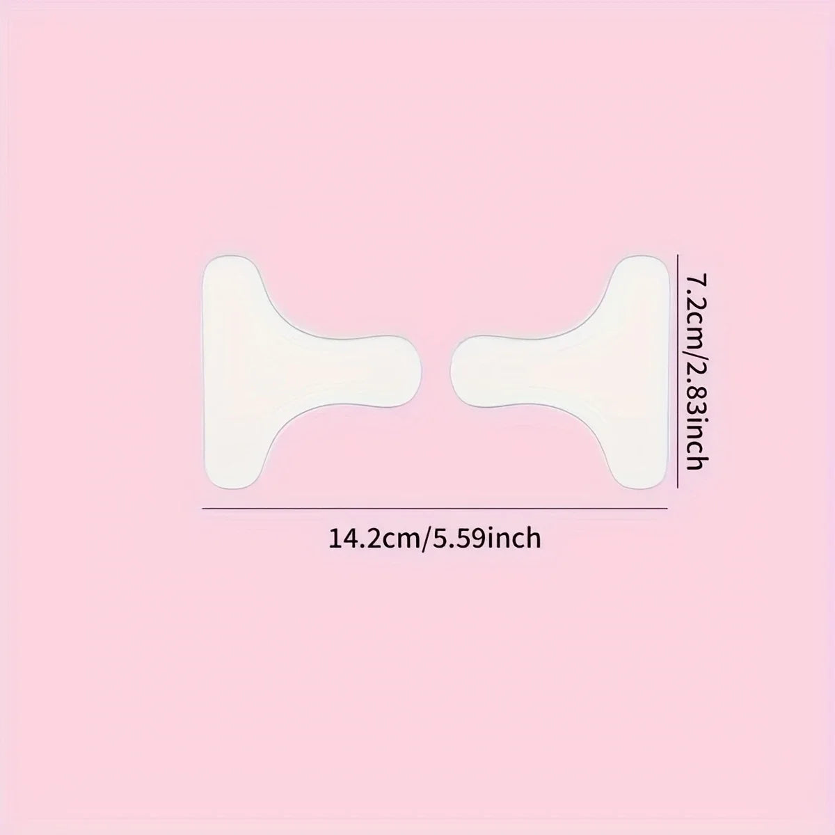 [Silicone Eye Patch] Silicone T-shaped Eye Patch Portable Facial Skincare, 100% Silicone Material, Strong Adhesion