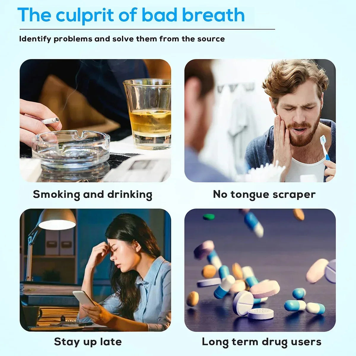 Premium 1pcs/3pcs Metal Tongue Scraper Cleaner for Adults & Kids Portable Stainless Steel Tongue Scrapers