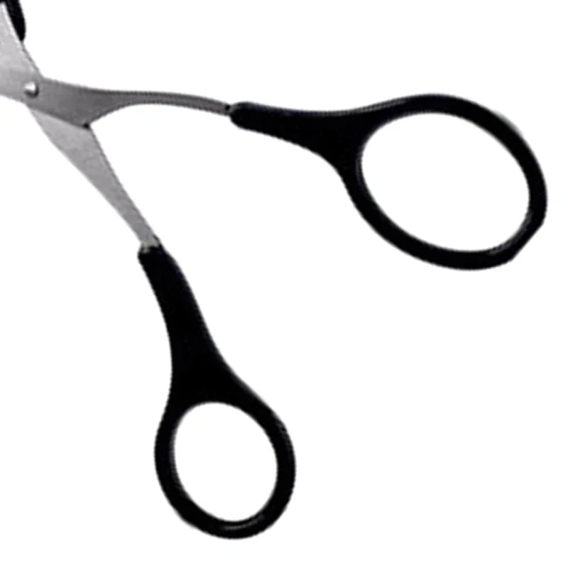 Eyebrow Trimmer Scissor with Comb Female/Male Eyebrow Eyelash Scissors Safety Stainless Steel Face Razor Makeup Beauty Scissors